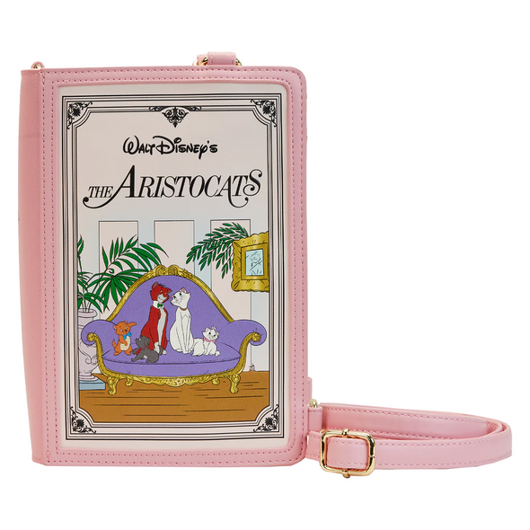 Loungefly Disney The Aristocats Classic Book Convertible Crossbody Bag