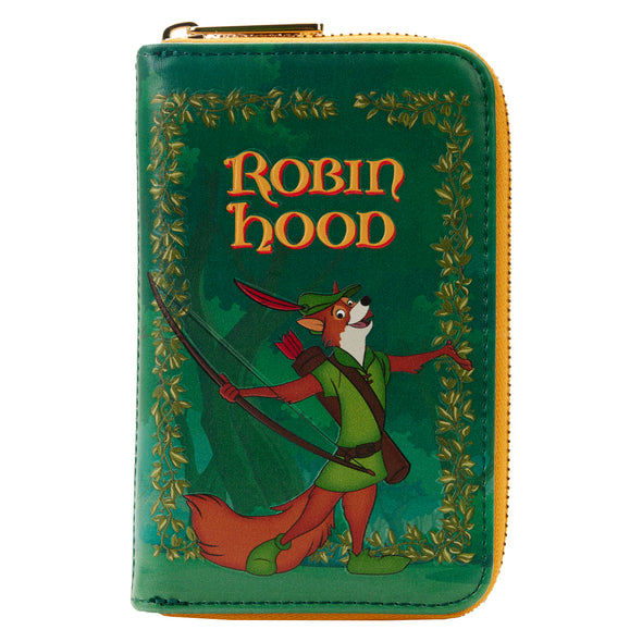 Loungefly Disney Classic Robin Hood Book Zip Around Wallet