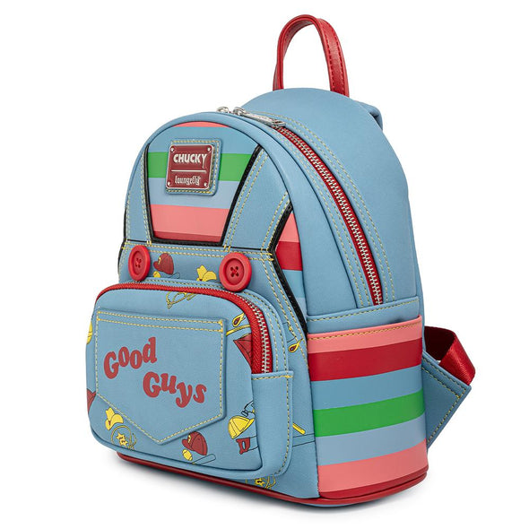 Loungefly Childs Play Chucky Cosplay Mini Backpack