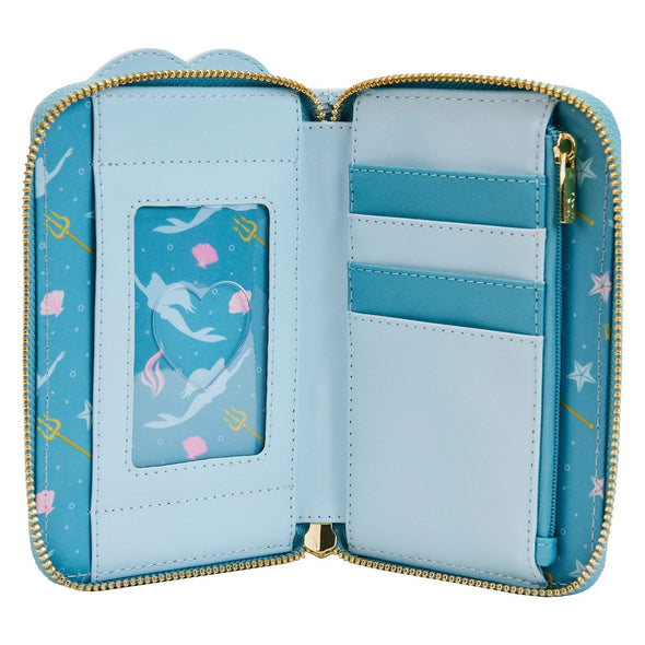 Loungefly Disney Little Mermaid Wedding Cake Zip Around Wallet